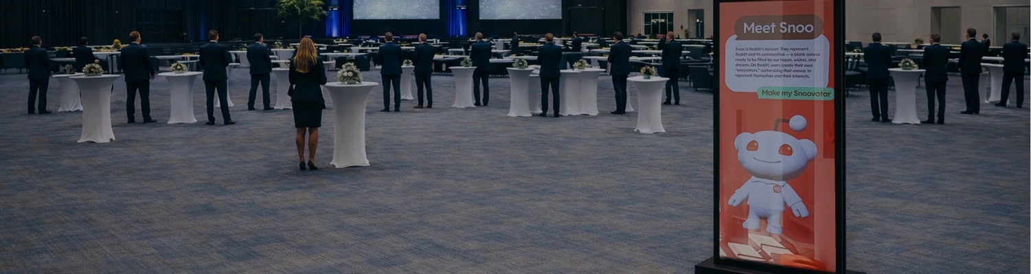 Transform Your Event Today With Digital Signage with One World Rental