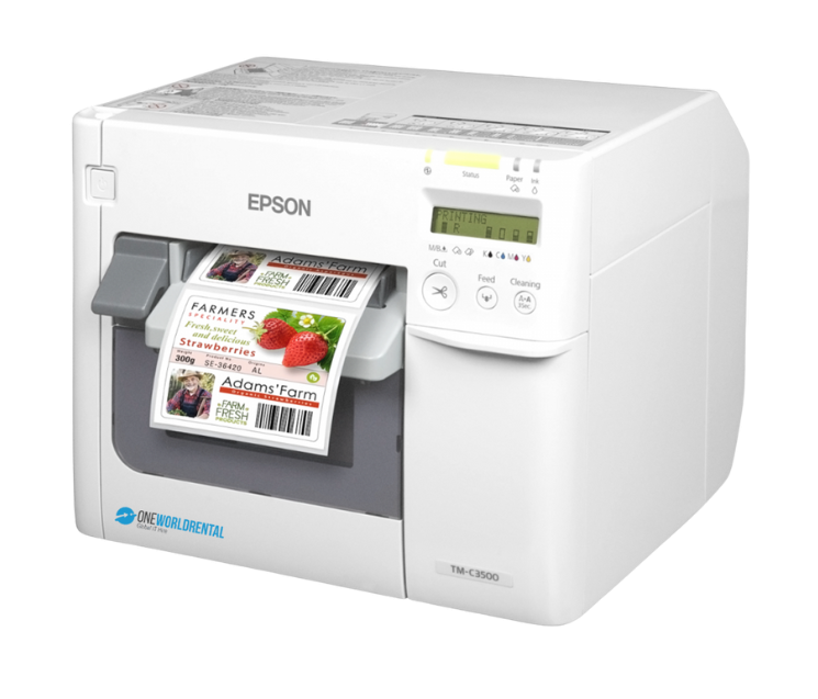 Epson C3500 ColorWorks Badge Printer Rental Services